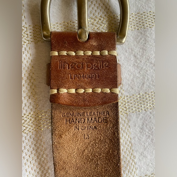 Vintage linea pelle leather stud belt . Y2k 2000 - Picture 4 of 8